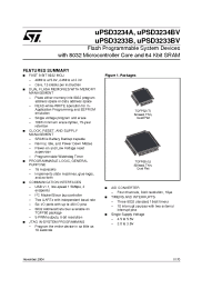 Datasheet uPSD3233A-24U6T производства STMicroelectronics